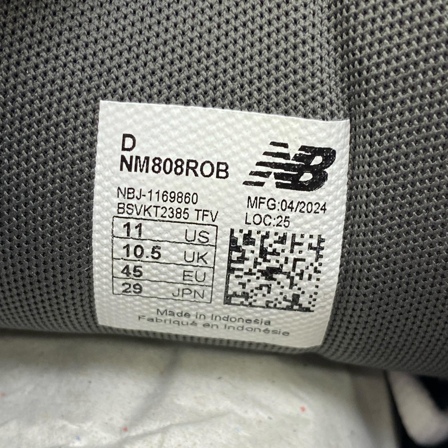NEW BALANCE | ニューバランス Tiago Lemos 808 x Roland ROB スニーカー NM808ROB ブラック 29cm【加古川店】