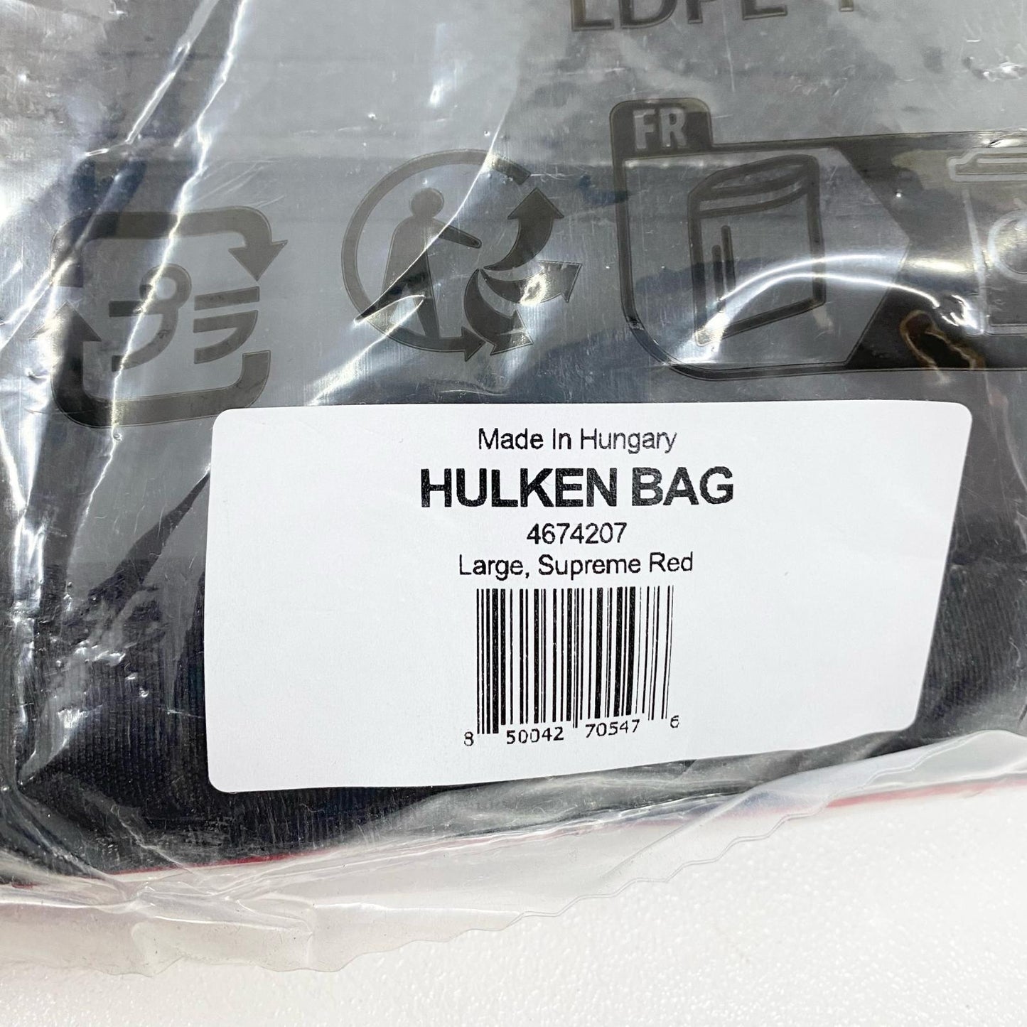 Supreme | シュプリーム 未開封 Hulken Rolling Tote Bag Red トートバッグ レッド 24FW トートバッグ レッド