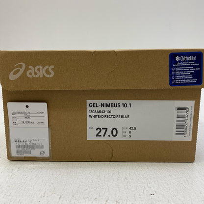 asics | アシックス GEL-NIMBUS 10.1 スニーカー 1203A543-101 ホワイト 27cm【加古川店】