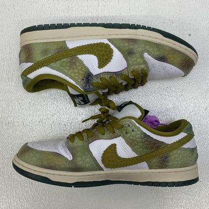 NIKE | ナイキ SB Dunk Low Pro White and Pacific Moss スニーカー HJ3386-300 カーキ 30cm【加古川店】
