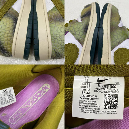 NIKE | ナイキ SB Dunk Low Pro White and Pacific Moss スニーカー HJ3386-300 カーキ 30cm【加古川店】