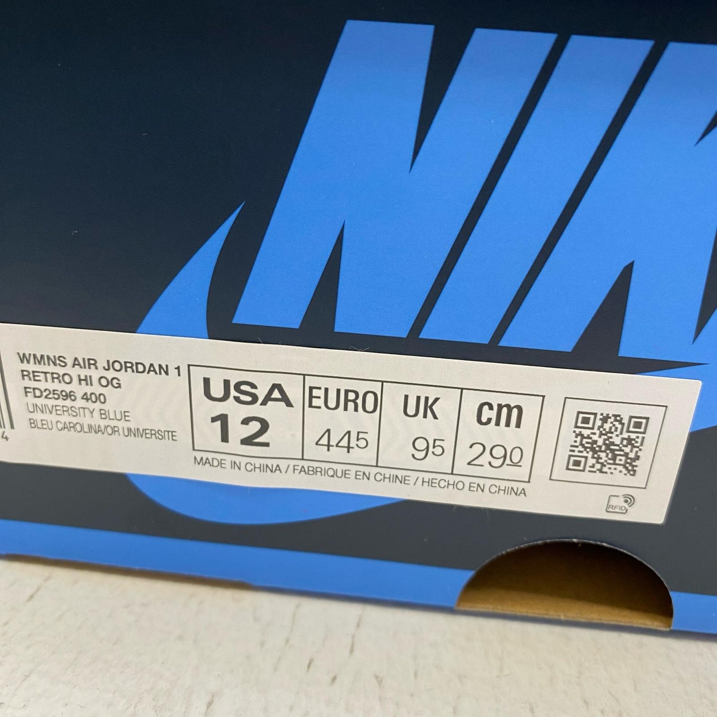 NIKE | ナイキ Women's Air Jordan 1 Retro High OG スニーカー FD2596-400 ブルー 29cm【加古川店】