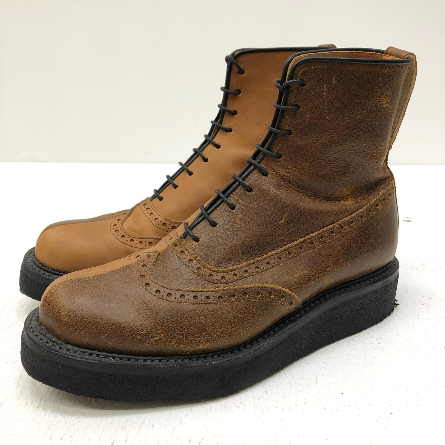 kids love gaite アシンメトリーブーツ ブーツ 135 003 サイズ7 ブラウン【加古川店】