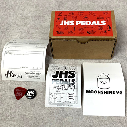 【新品】 JHS Pedals | ジェイエイチエスペダルス MOONSHINE V2 楽器 オーバードライブ 【送料無料】TS系独特の抜けのいいミッドをそのままに、JHSが独自に味付けを施したモダン寄りのドライブペダル！【箱・説明書・ピック等付属】【加古川店】