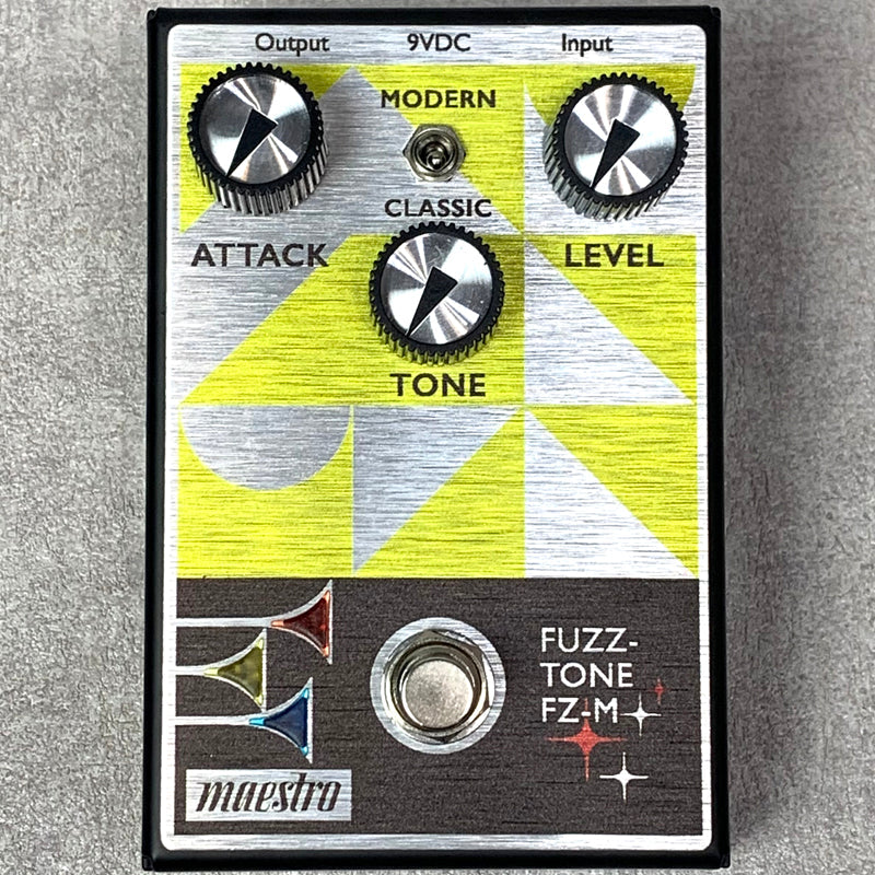 Maestro | マエストロ Fuzz Tone FZ-M 楽器 その他エフェクター 【送料無料】Maestroがついに復活、レトロな筐体から繰り出される荒々しくブーミーなファズ【箱・説明書付き】【加古川店】