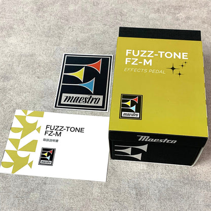 Maestro | マエストロ Fuzz Tone FZ-M 楽器 その他エフェクター 【送料無料】Maestroがついに復活、レトロな筐体から繰り出される荒々しくブーミーなファズ【箱・説明書付き】【加古川店】