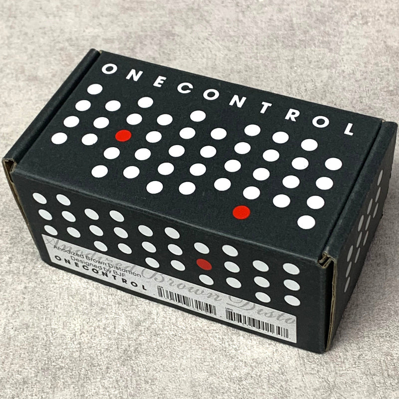 ONE CONTROL | ワンコントロール Anodized Brown Distortion 楽器 ディストーション 【箱付き】低～中音域はふくよかに、高音域は鋭いディストーション【加古川店】