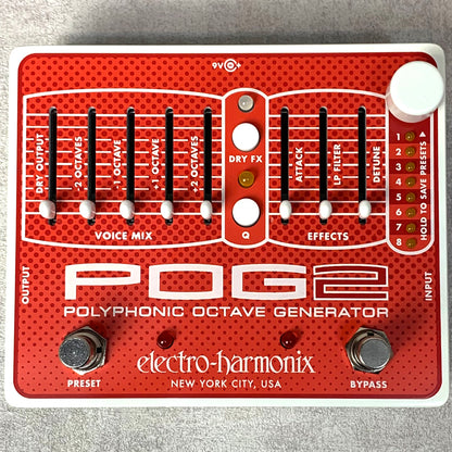 【新品】 Electro-Harmonix | エレクトロハーモニクス オクターバー POG2 楽器 モジュレーション POG2【加古川店】