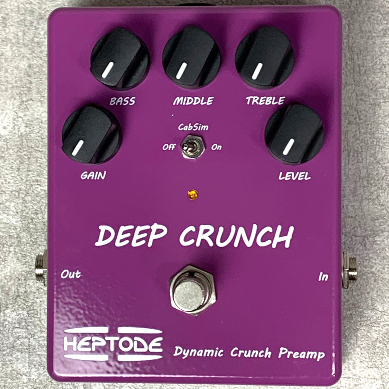 DEEP CRUNCH 楽器 オーバードライブ 【送料無料】Soldano系の艶やかなオーバードライブ、キャビネットシミュレーター搭載【箱・説明書付き】【加古川店】