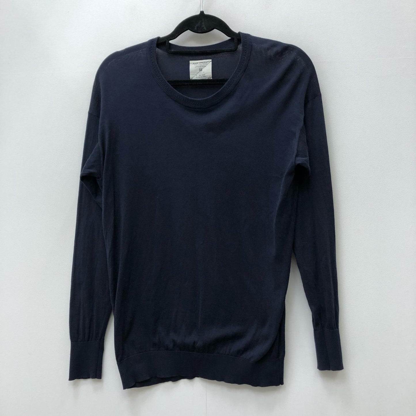 N.HOOLYWOOD | エヌハリウッド × JOHN SMEDLEY COTTON KNIT U ニット 14RCH ネイビー サイズ：38【加古川店】
