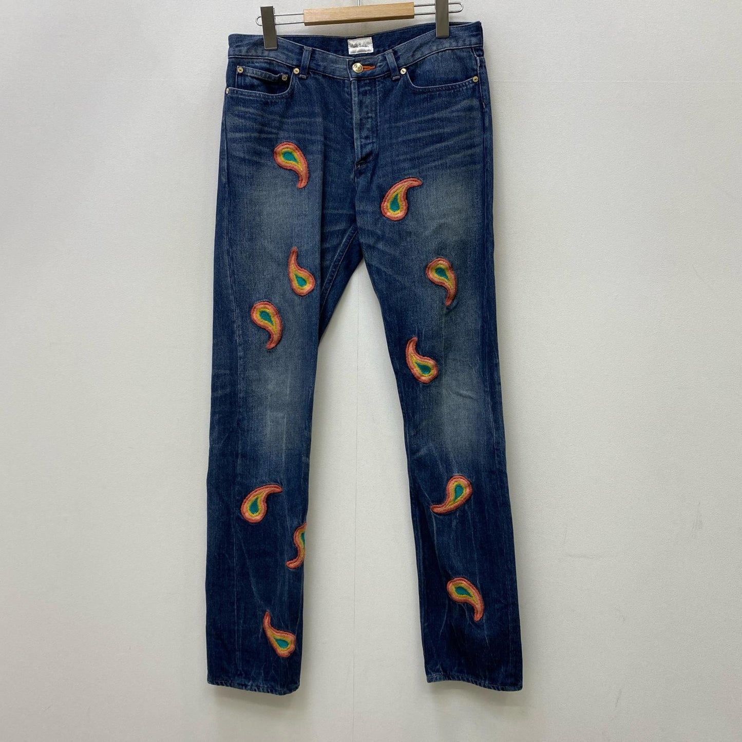 Paul Smith | ポール・スミス PAISLEY EMBROIDERED JEANS デニムパンツ 263121 301PE インディゴ サイズ：M【加古川店】
