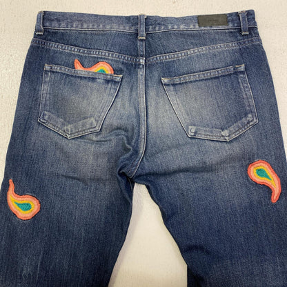 Paul Smith | ポール・スミス PAISLEY EMBROIDERED JEANS デニムパンツ 263121 301PE インディゴ サイズ：M【加古川店】