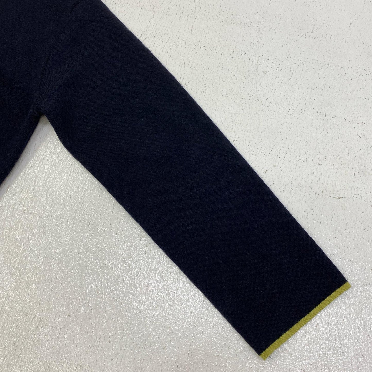 Paul Smith | ポール・スミス バイカラー ニット ブルゾン セーター KN145 ブラック【加古川店】