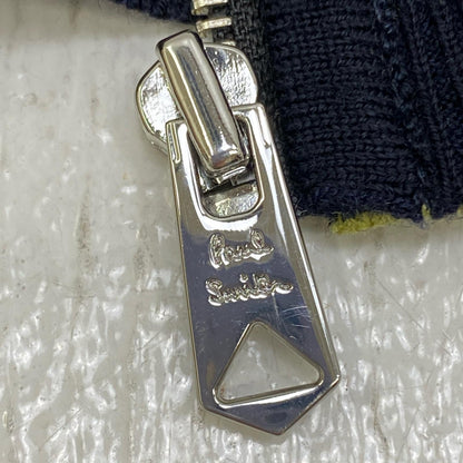 Paul Smith | ポール・スミス バイカラー ニット ブルゾン セーター KN145 ブラック【加古川店】