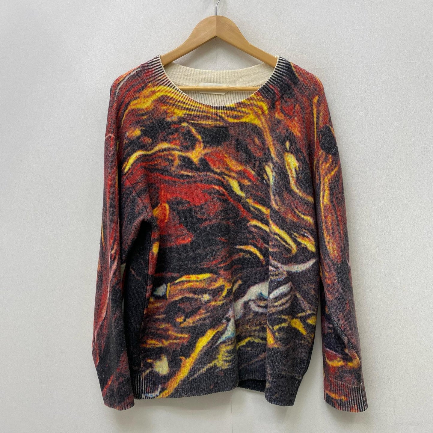 GLADYS SWEATER RED PRINT ニット マルチカラー サイズ：XS【加古川店】