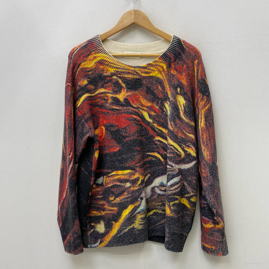GLADYS SWEATER RED PRINT ニット マルチカラー サイズ：XS【加古川店】