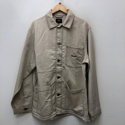 HUF | ハフ CONTRAST NYLON CHORE JACKET その他トップス アイボリー サイズ：L【加古川店】