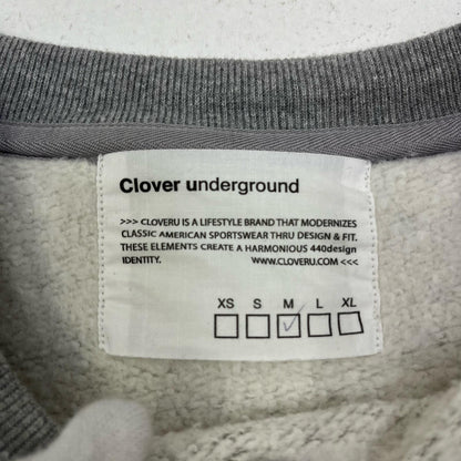 CLOVERU | クローバル Wide Crew Sweat NAME CARD スウェット CLFW-2402 グレー サイズ：M【加古川店】