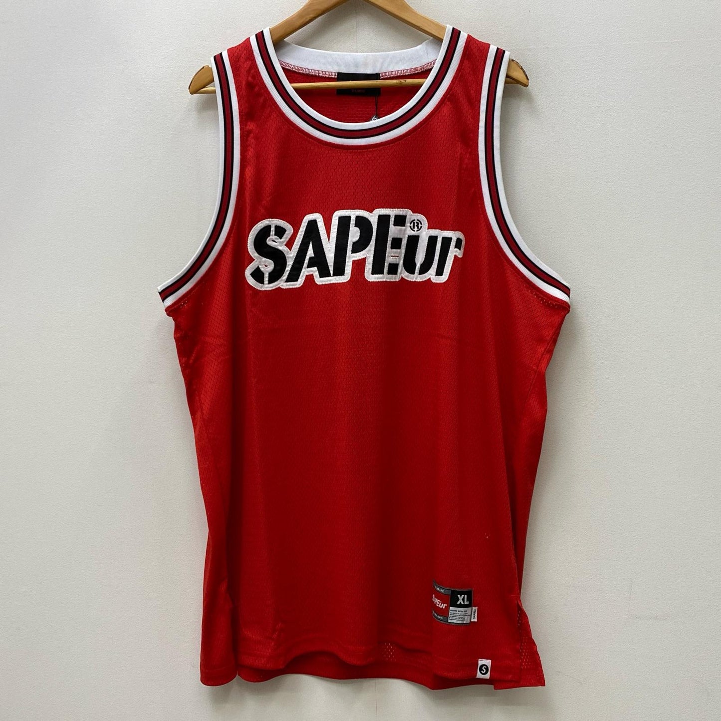 SAPEur | サプール BASKET TANK TOP タンクトップ A0023-345 レッド サイズ：XL【加古川店】