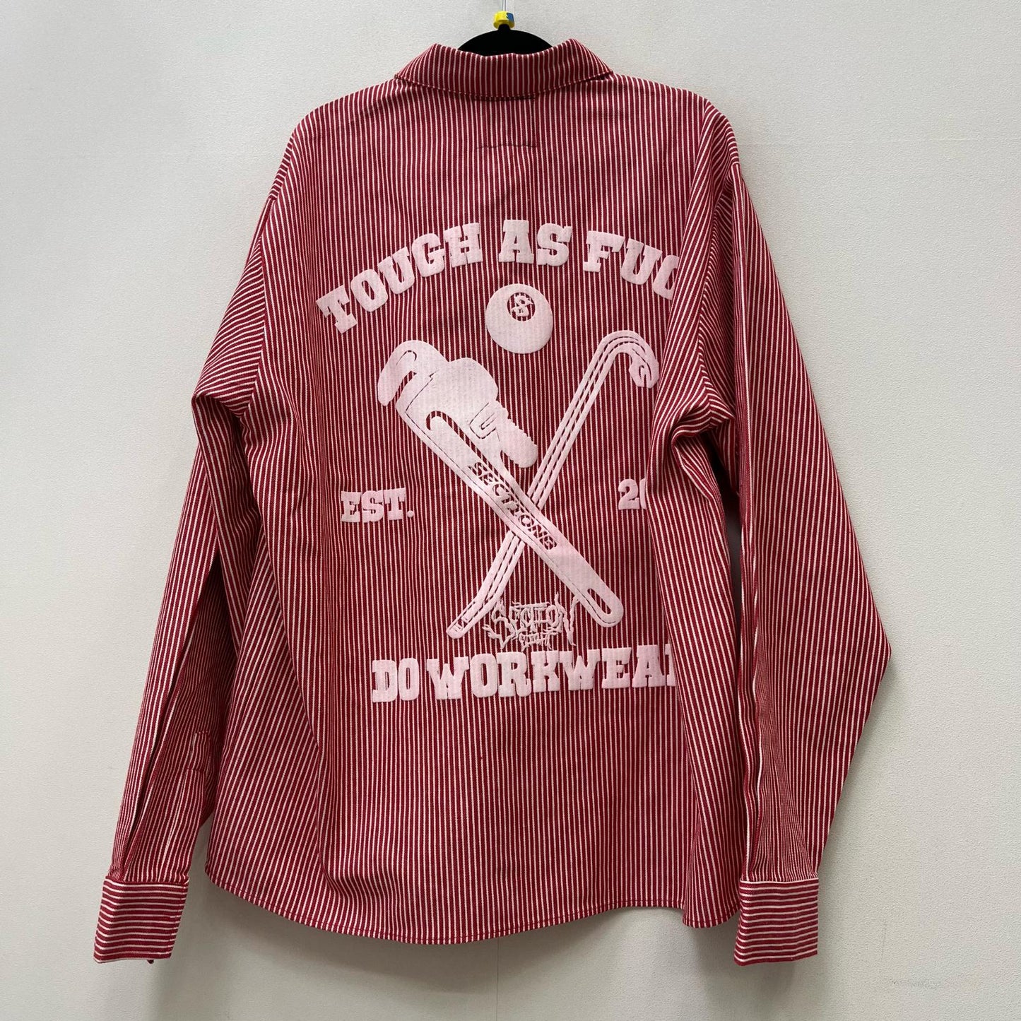 Stripe Half Zip その他アウター レッド サイズ：XL【加古川店】