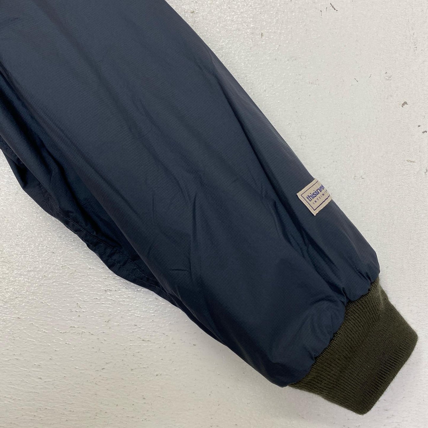 thisisneverthat | ディスイズネバーザット Reversible Warm Up Jacket ブルゾン TN243FOWLS01 ネイビー サイズ：S【加古川店】