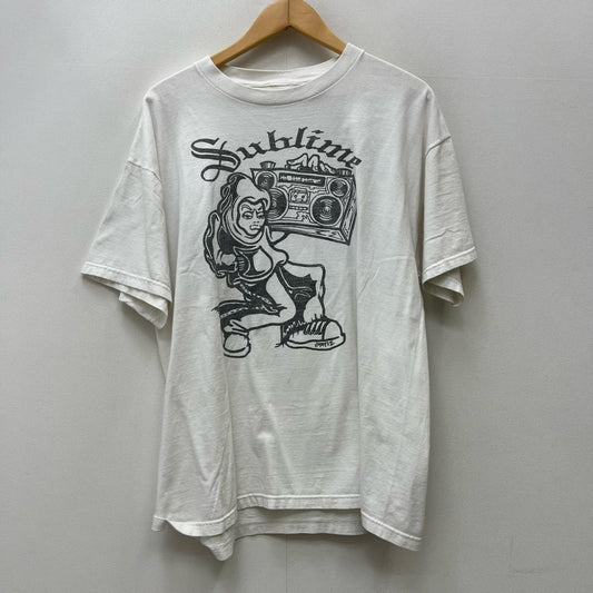 SUBLIME:SKUNK RECORD 半袖Ｔシャツ ホワイト【加古川店】