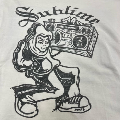 SUBLIME:SKUNK RECORD 半袖Ｔシャツ ホワイト【加古川店】