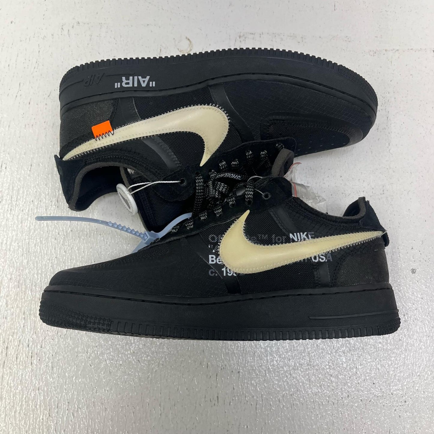 NIKE | ナイキ Off-White × Nike Air Force 1 Low スニーカー ao4606-001 ブラック 26.5cm【加古川店】