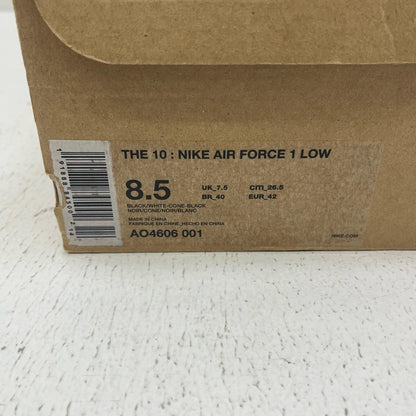 NIKE | ナイキ Off-White × Nike Air Force 1 Low スニーカー ao4606-001 ブラック 26.5cm【加古川店】