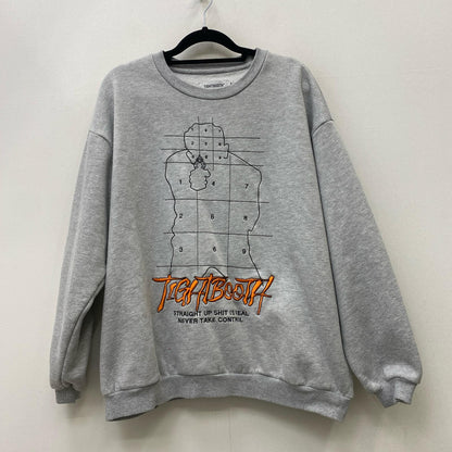 TIGHTBOOTH PRODUCTION | タイトブースプロダクション REVENGE MAN CREW SWEAT スウェット FW23-SW05 グレー サイズ：M【加古川店】