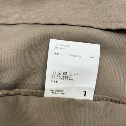 Jieda | ジエダ DRAPING CHINO ZIP JACKET その他アウター JIE-24S-SH02 ベージュ サイズ：1【加古川店】