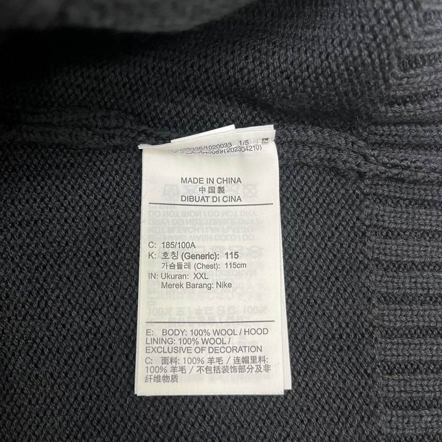 NIKE | ナイキ Jordan x A Ma Mani?re Men's Hoodie Sweater ニット FN0611-010 ブラック サイズ：XXL【加古川店】