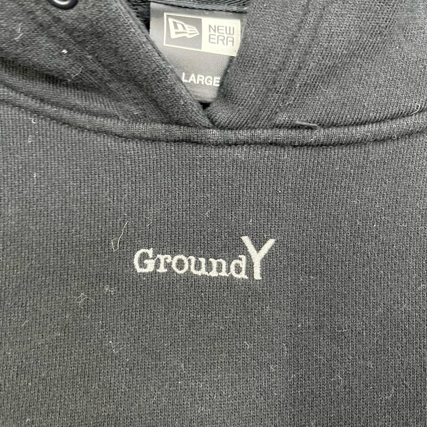 Ground Y | グラウンドワイ New Era Logo Sweat パーカー GT-T85-095 ブラック サイズ：3【加古川店】