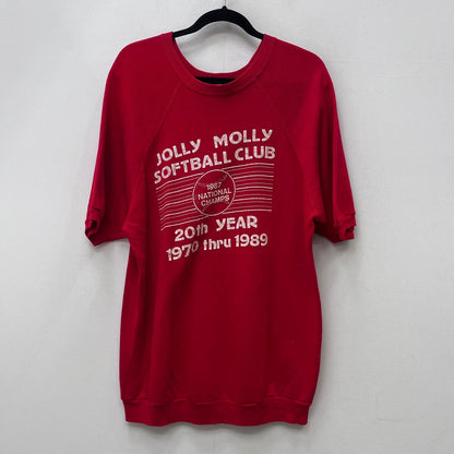 VINTAGE衣料 | ヴィンテージイリョウ 80s TULTEX:JOLLY MOLLY~ スウェット レッド サイズ：XL【加古川店】