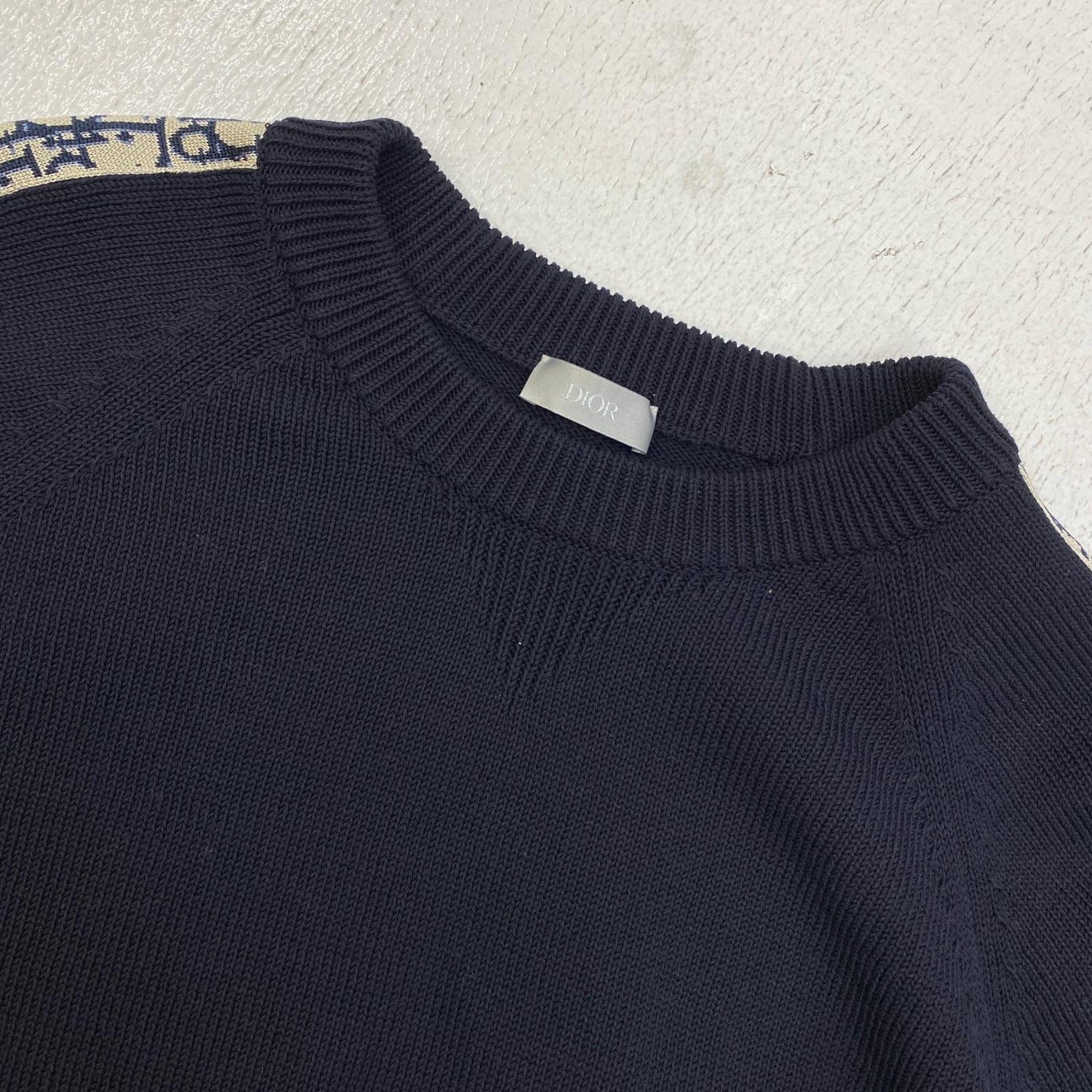 Dior | ディオール オブリーク ニット ニット 113M638AT187 ネイビー サイズ：XL【加古川店】