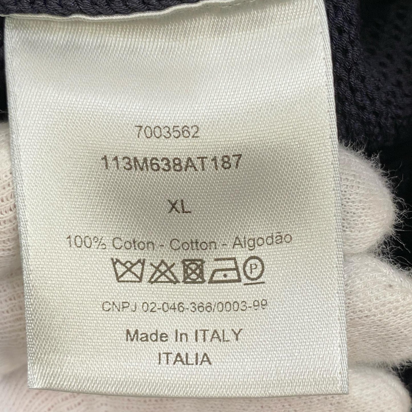 Dior | ディオール オブリーク ニット ニット 113M638AT187 ネイビー サイズ：XL【加古川店】