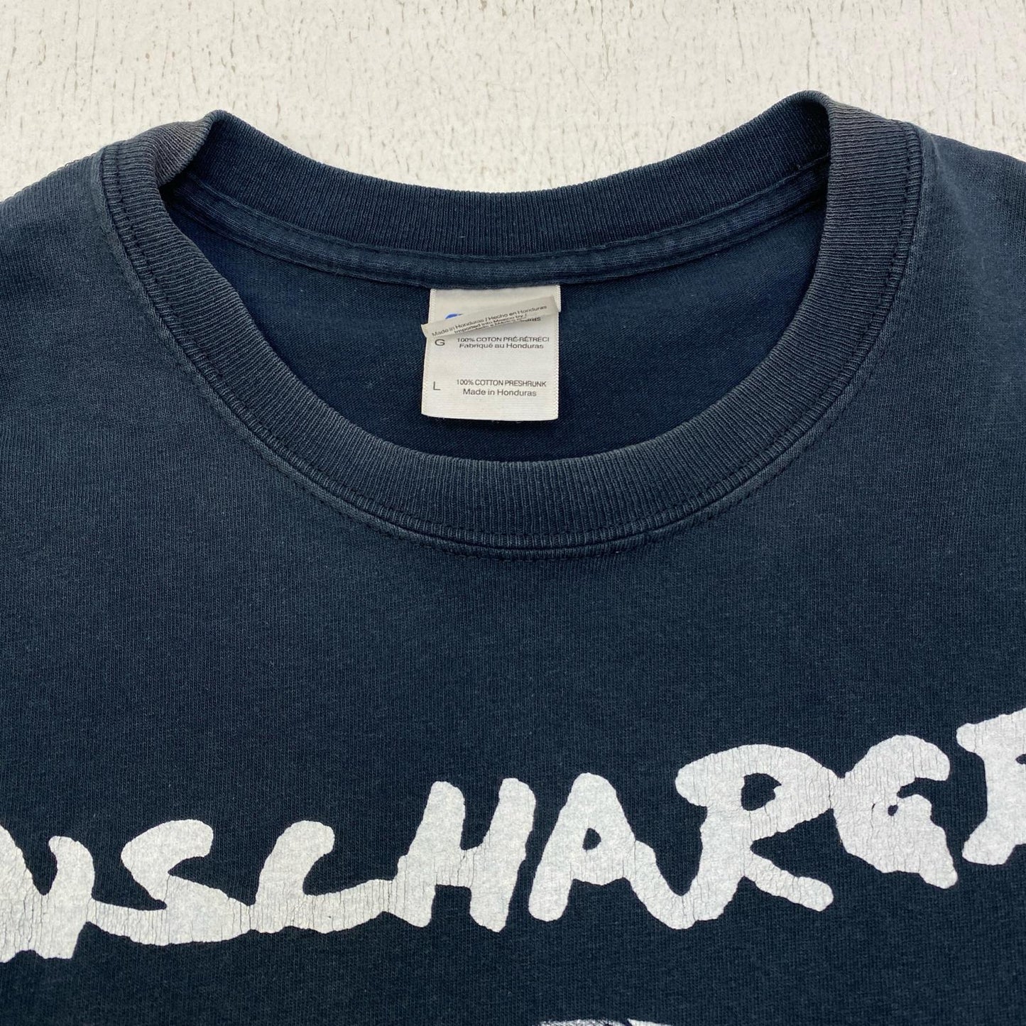 DISCHARGE 半袖Ｔシャツ 03年Copyright ブラック サイズ：L【加古川店】