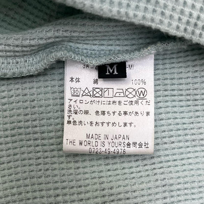 PAISLEY HENLEY NECK WAFFLE SHIRT 長袖Ｔシャツ 3AW22-ML-HLPA ライトブルー サイズ：M【加古川店】