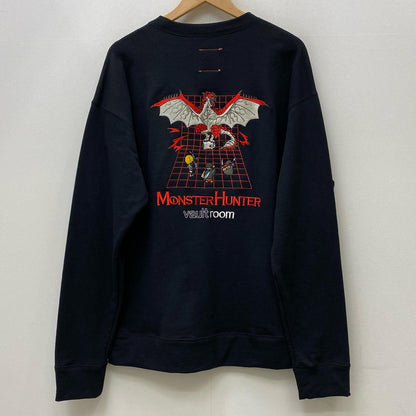 VR × Rathalos CREWNECK/VAULTROOM スウェット ブラック サイズ：L【加古川店】