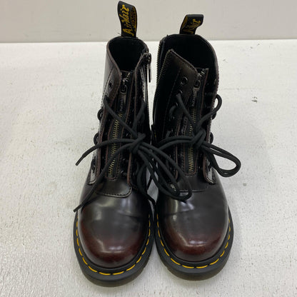 Dr.Martens | ドクターマーチン 1460 PASCAL FRNT ZIP ブーツ ブラウン【加古川店】