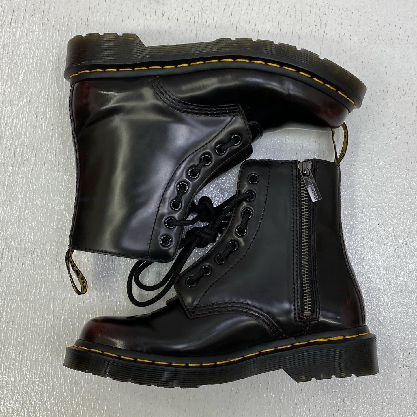 Dr.Martens | ドクターマーチン 1460 PASCAL FRNT ZIP ブーツ ブラウン【加古川店】