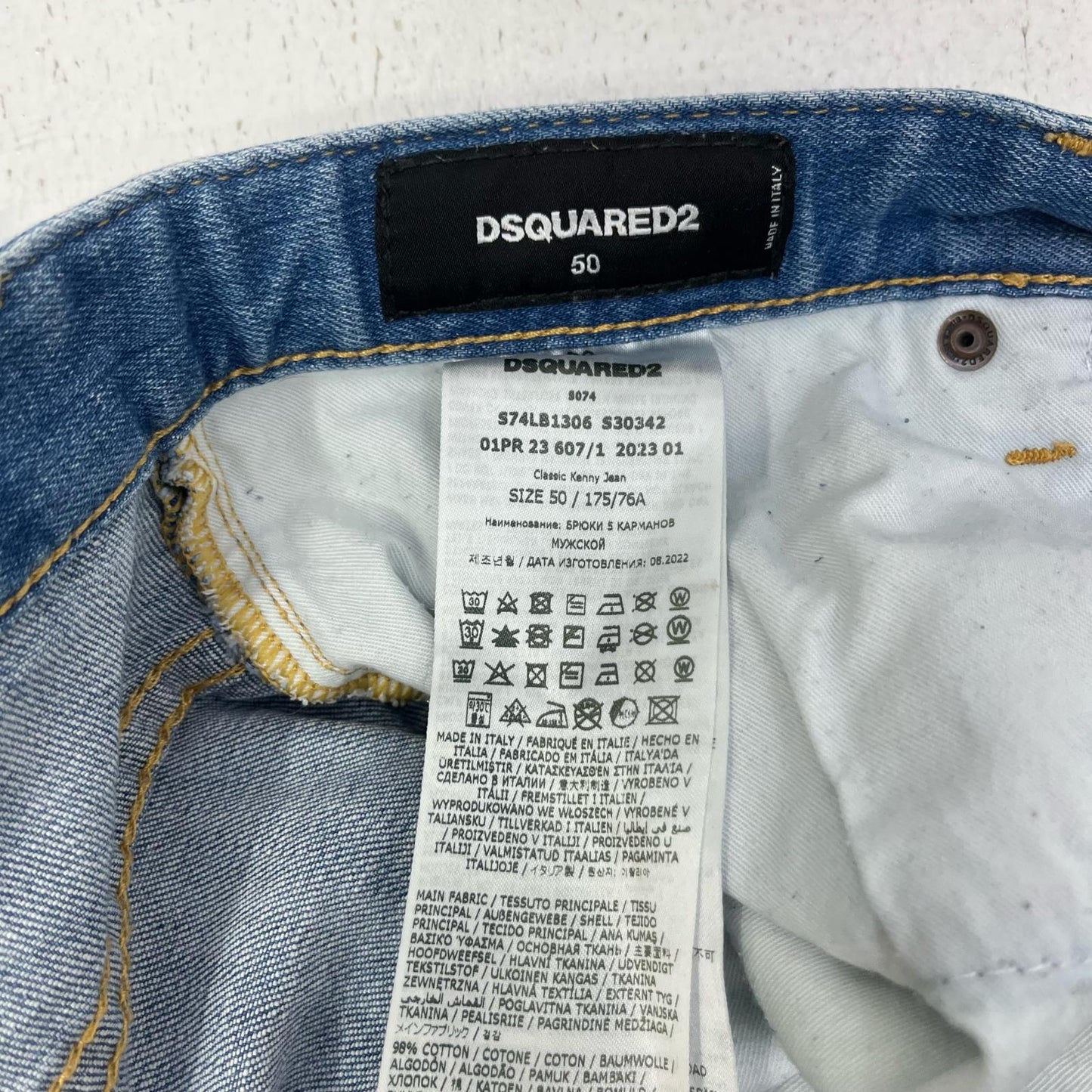 DSQUARED2 | ディースクエアード CLASSIC KENNY JEANS デニムパンツ S74LB1306 インディゴ サイズ：50【加古川店】