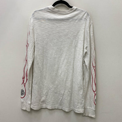 HARLEY-DAVIDSON | ハーレーダビットソン ファイヤーパターン 長袖Ｔシャツ 96208-24AC ホワイト サイズ：M【加古川店】
