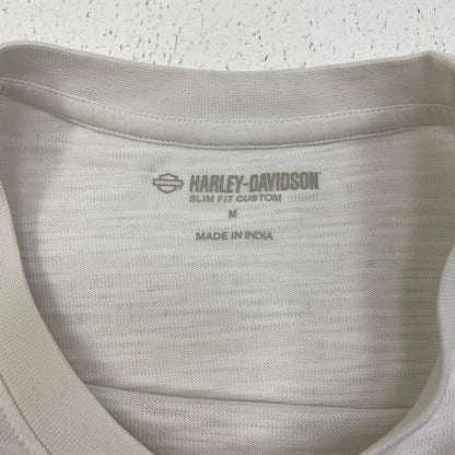 HARLEY-DAVIDSON | ハーレーダビットソン ファイヤーパターン 長袖Ｔシャツ 96208-24AC ホワイト サイズ：M【加古川店】