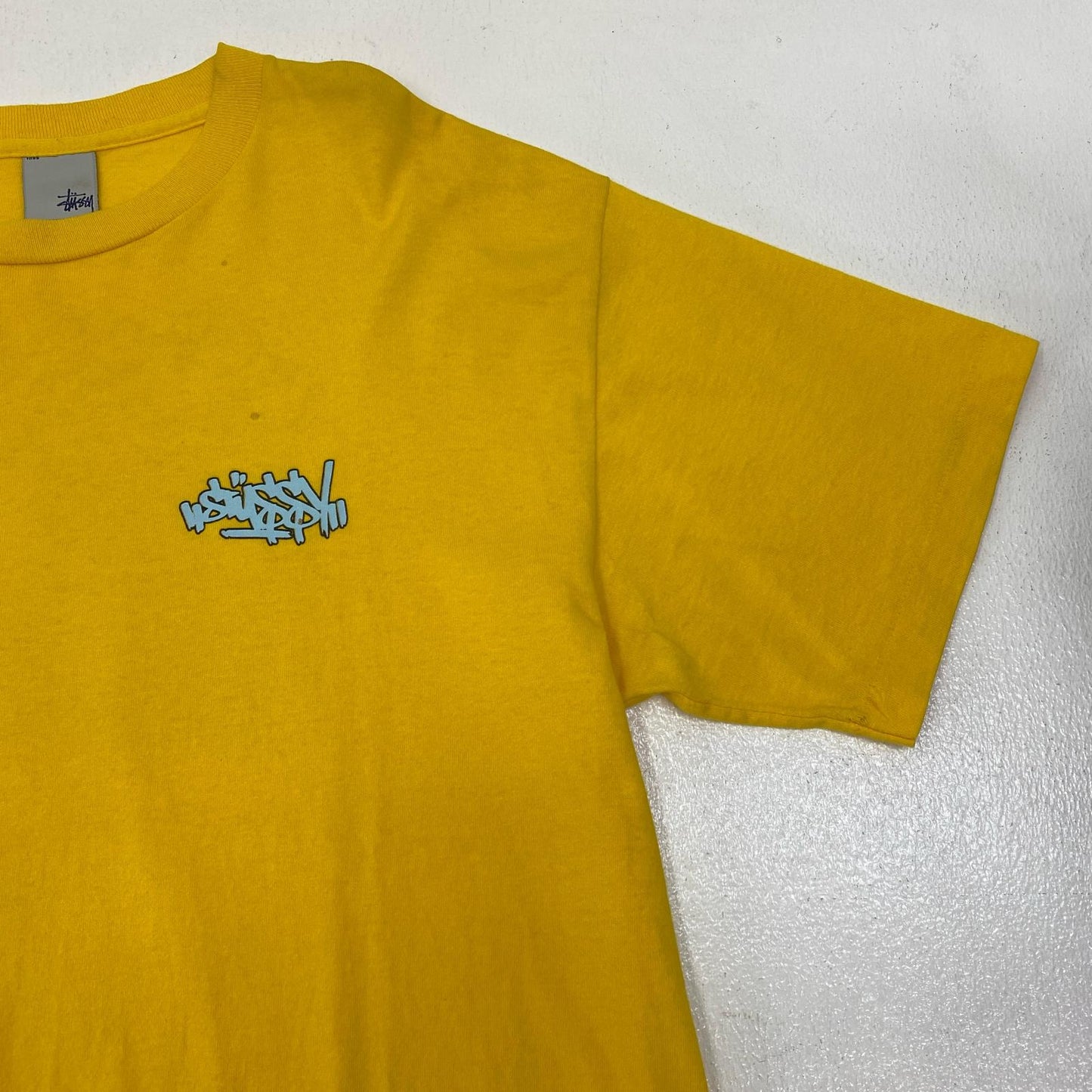 STUSSY | ステューシー ラジカセ ブレイクダンス 半袖Ｔシャツ イエロー サイズ：L【加古川店】
