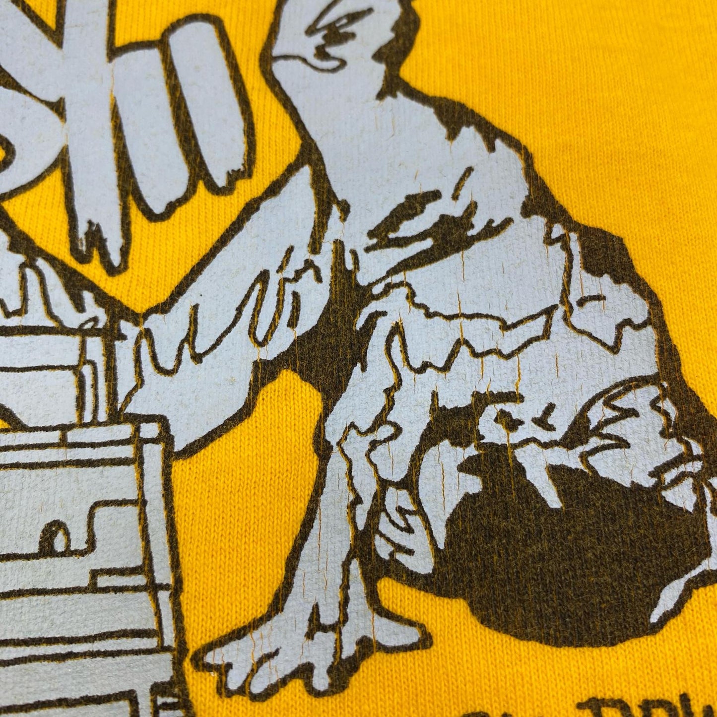STUSSY | ステューシー ラジカセ ブレイクダンス 半袖Ｔシャツ イエロー サイズ：L【加古川店】