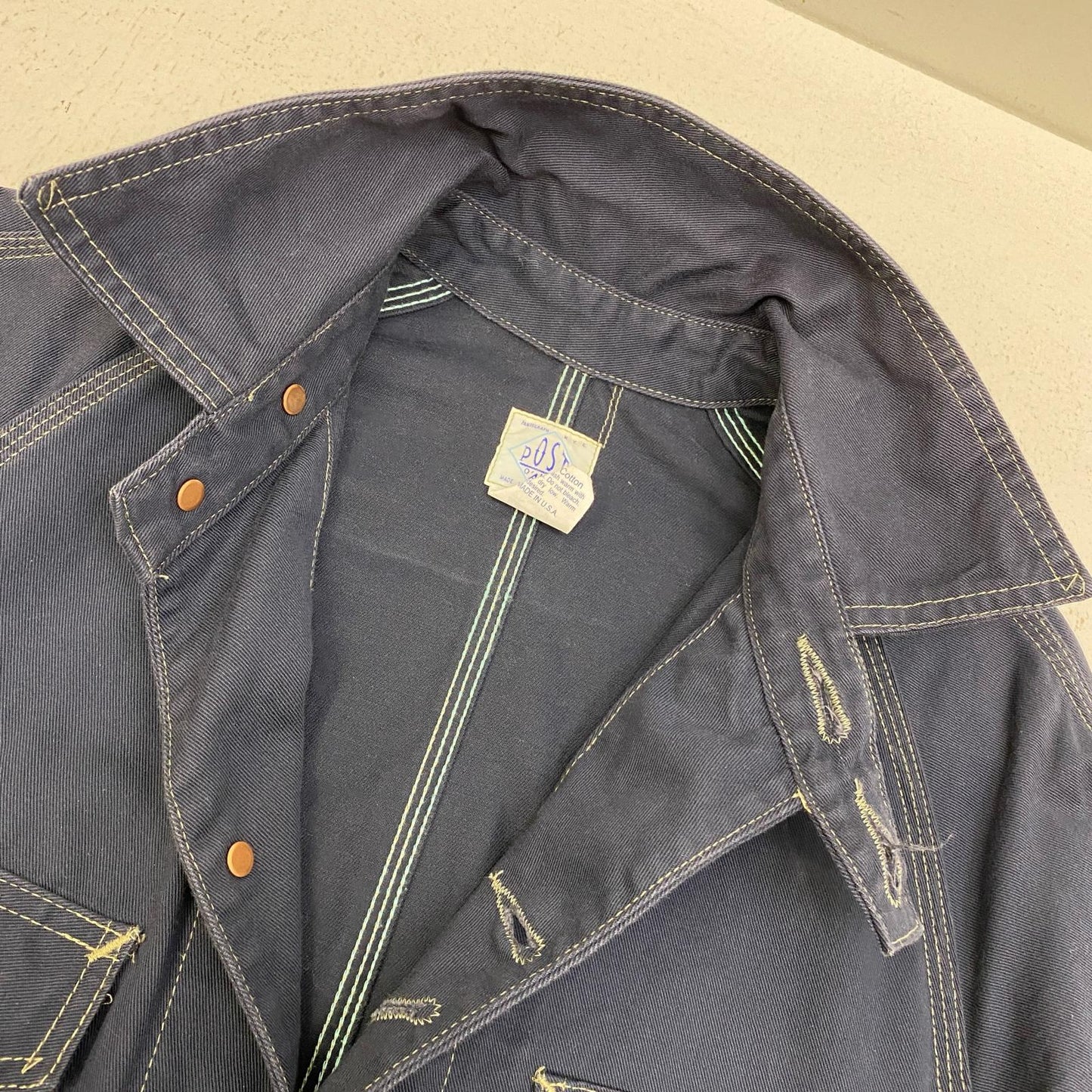 POST O'ALLS | ポストオーバーオールズ ENGINEERS' JACKET カバーオール ネイビー サイズ：S【加古川店】