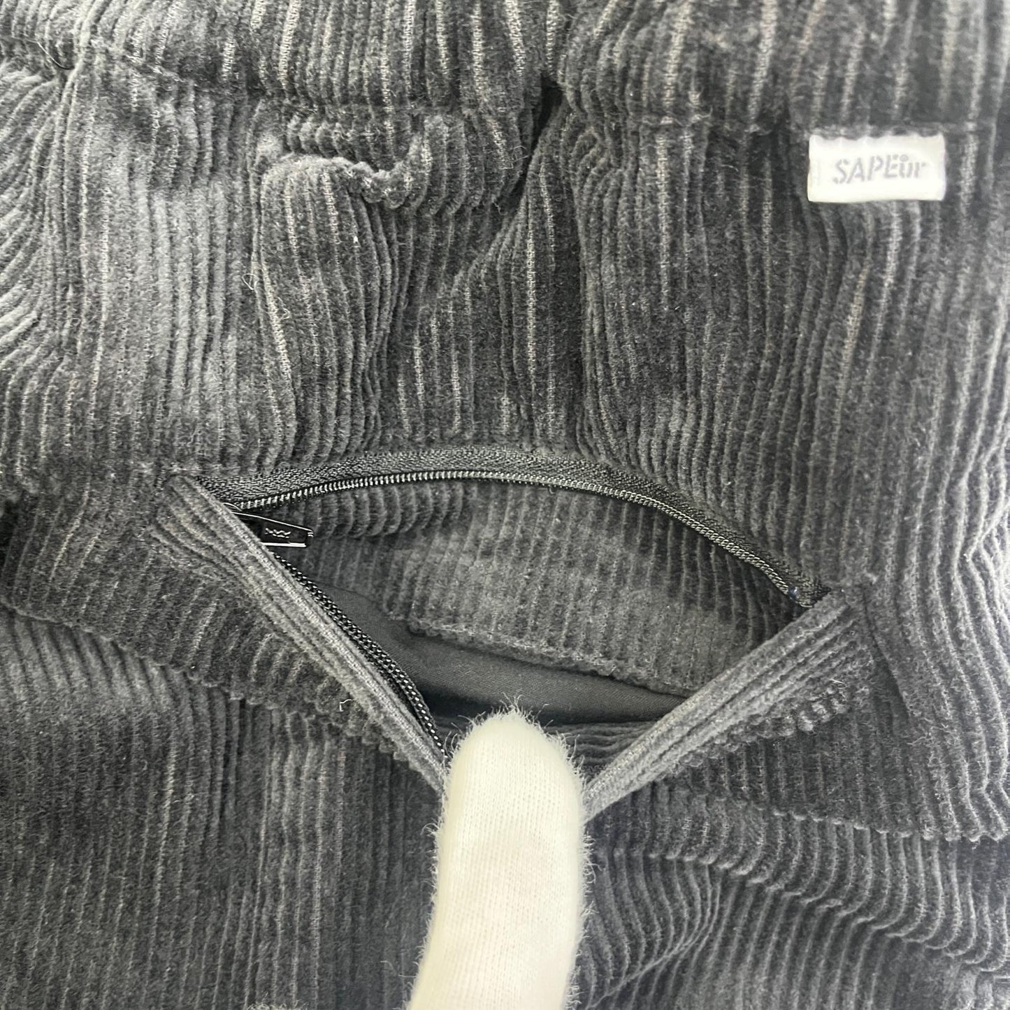 SAPEur | サプール CORDUROY TRACK PANTS パンツ A0023-488 ブラック サイズ：L【加古川店】