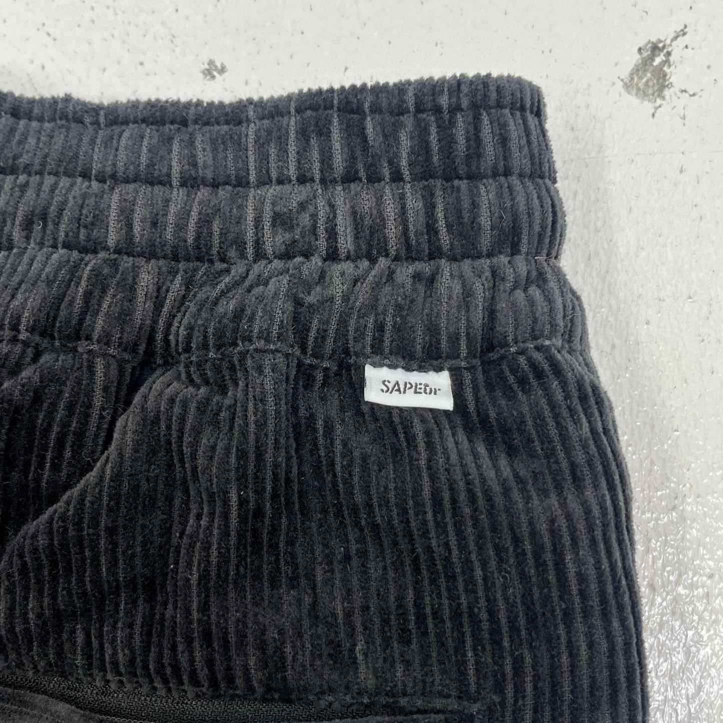 SAPEur | サプール CORDUROY TRACK PANTS パンツ A0023-488 ブラック サイズ：L【加古川店】