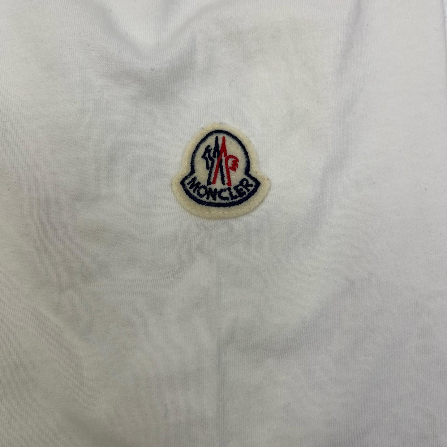 MONCLER | モンクレール SS T-SHIRT:胸/バックプリント 半袖Ｔシャツ J10918C00041/89A17 ホワイト サイズ：XXL【加古川店】